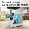 Bosch Fleischwolf Serie 4 MFWS420W kompakt 2 Stufen 2 Produktbild-Vorschau 15