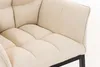 CLP Esszimmerstuhl Octavia Stoff mit Armlehnen creme Produktbild-Vorschau 7