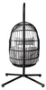 home24 Hängesessel - Polyrattan / Stahl Produktbild-Vorschau 7
