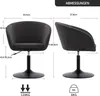 Duhome Cocktailsessel aus Samt Loungesessel Produktbild-Vorschau 8