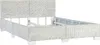 The Living Store Bettgestell Grau Natur Rattan 140 x 200 cm Produktbild-Vorschau 3