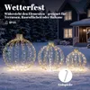 Outsunny Weihnachtsbeleuchtung Außen 3 Stück Hängende LED Produktbild-Vorschau 7