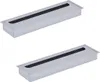 HOOZ 2x Kabeldurchführung Schreibtisch, 280mm Aluminium Produktbild-Vorschau 1