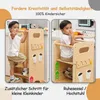Olvy Lernturm Für Kinder, 4 in 1 Montessori Lernturm, Produktbild-Vorschau 3
