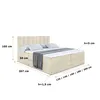 ALTDECOR Boxspringbett mit H4 Matratze und Topper - 180 x Produktbild-Vorschau 6