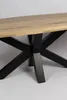 Zita Home Table de salle à manger, ovale, 240 cm, bois de Voir les images du produit 4