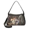 Anekke handbag with shoulder strap, featuring a fantasy-themed illustration. Anteprima dell’immagine prodotto