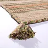 Wohnzimmer Natur Teppich m. Fransen, Handgewebter Muster Produktbild-Vorschau 3