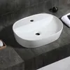 REBIKO umywalka ceramiczna nablatowa biały połysk 60x40x12 Podgląd zdjęcia produktu 10
