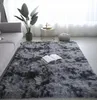 Tapis en peluche shaggy, gris foncé, doux, poils, 80 x 150 Voir les images du produit 6