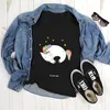 Mr. & Mrs. Panda Größe XL T-Shirt Einhorn Nacht - Schwarz - Produktbild-Vorschau 2