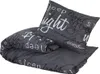 vidaXL Bettwäsche-Set Schwarz 220x240 cm Baumwolle Produktbild-Vorschau 3