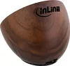 InLine woodwoom, Mini Bluetooth Walnuss-Holz Lautsprecher, Produktbild-Vorschau 3