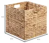 Korb CAO 2er Set 32x32 cm, natur - Handgefertigte Körbe aus Produktbild-Vorschau 13