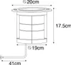 Outdoor Bodenstrahler Stahl AR111 Einstellbar IP65 Delux Produktbild-Vorschau 3
