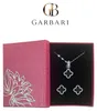 Elegant sieradenset "Black Clover" van zilver Productafbeelding-voorbeeld 1