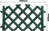 Gartenzaun Jägerzaun Kunststoff Zierzaun Einzäunung L 350 Produktbild-Vorschau 2