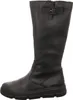 A black leather boot is shown against a white background. Produktbild-Vorschau