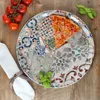 4x pizza talíř Alcazar Ø33cm 4 osoby XL talíř dlaždicový Náhled obrázku produktu 2