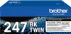 brother TN-247BKTWIN  schwarz Toner, 2er-Set Produktbild-Vorschau 1