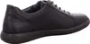 A side view of a black leather sneaker. Produktbild-Vorschau