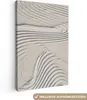 MuchoWow® - Leinwandbilder - Abstrakt - Kunst - Linien - Produktbild-Vorschau 1