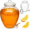 Słój Szklany z Kranikiem 10L na Lemoniadę Beczka Wodę Podgląd zdjęcia produktu 1