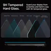 Diagram showing the layers of a tempered glass screen protector. Anteprima dell’immagine prodotto