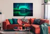 MuchoWow® Poster Nordlichter - Berge - Norwegen 120x80 cm - Produktbild-Vorschau 3