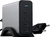 A multi-port USB-C charger with a stand and power plug. Anteprima dell’immagine prodotto