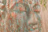 riess-ambiente Imposanter XXL Kopf BUDDHA 110cm kupfer grün Produktbild-Vorschau 6