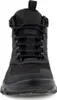 A front view of a black sneaker boot. Produktbild-Vorschau