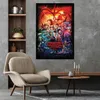 A poster of the TV show Stranger Things is displayed on a wall in a room with a chair and a coffee table. Produktbild-Vorschau