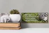 Holzschild Spruch 27x10cm bei Gartenarbeit nicht meckern Produktbild-Vorschau 4