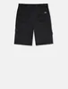 A pair of black cargo shorts is shown from the back against a white background. Anteprima dell’immagine prodotto