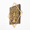 Wallity Tree v2 - Gold, Obrázek, Abstract, Kov, Dřevo, Náhled obrázku produktu 5