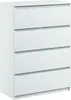 Kommode mit 4 Schubladen Sideboard Moderne weiss mat Produktbild-Vorschau 1