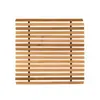 Excellent Houseware Topflappen, Bambus, 18x18x0,6 cm, braun Produktbild-Vorschau 2