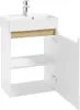Waschtischunterschrank 48,5 cm Keramik-Waschbecken Produktbild-Vorschau 2