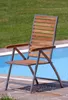 ALEOS. Gartengarnitur Edelstahl Teak Set: Tisch 160x90 cm + Produktbild-Vorschau 5
