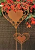 Beetstecker Liebesherz Romantik 2er Set Cortenstahl Garten Produktbild-Vorschau 1
