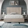 ITYHOME - Gepolstertes Bett mit Bettkasten 120x200 mit Produktbild-Vorschau 2