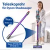Staubsaugerrohr Teleskopstange Lila passend wie Dyson für Produktbild-Vorschau 2