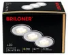 Briloner LED Einbauleuchten 3er Set Alu 3x4,5W 470lm 3000K Produktbild-Vorschau 4