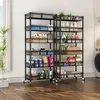 6 Ebenen Rollregal Metall, Höhenverstellbares Standregal Produktbild-Vorschau 7