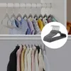 20 Stück Samt Kleiderbügel Grau Rutschfest Mit 360° Produktbild-Vorschau 3