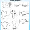 10er Set Kommunion Ausstechformen Taube Fisch Engel Kreuz Produktbild-Vorschau 7