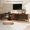 Merax TV-Schrank mit 4 Gittertüren und Kabeldurchführung, Produktbild-Vorschau 3