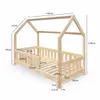 Letto a casetta DUBI per bambini 160x80, colore naturale Anteprima dell’immagine prodotto 6