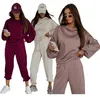 Jogginganzug Damen Trainingsset OVERSIZE – Hoodie & Produktbild-Vorschau 2